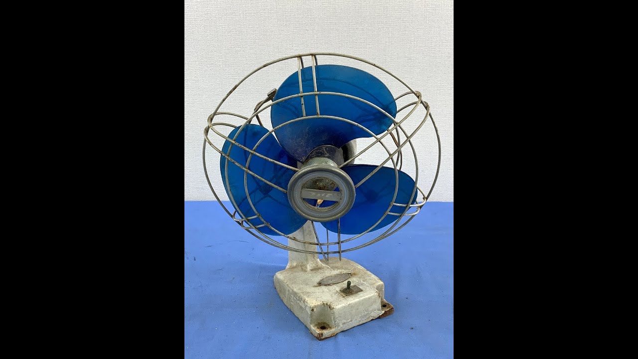 2-36 【音量注意】扇風機 JNR 富士電機製造株式会社 製造年月昭和45年11月 - YouTube