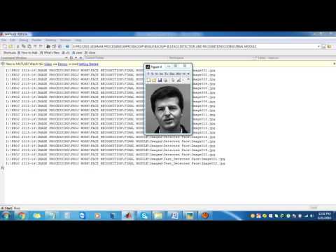 Face Detection and Recognition using matlab||ieee 2016 matlab  projects in bangalore
