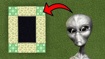 MCPE: How To Make a Portal to the Alien Dimension