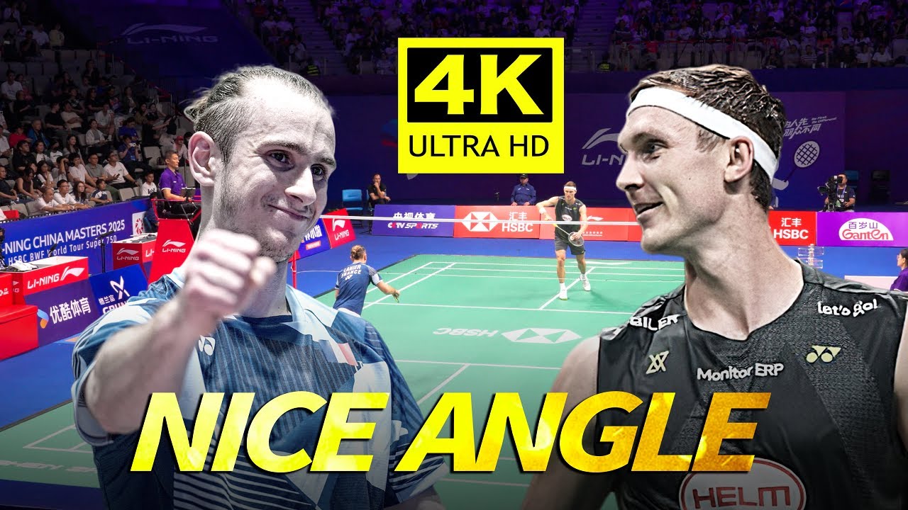 [4K60FPS] NICE ANGLE！Viktor Axelsen vs Alex Lanier | 2025 China Masters | Highlights