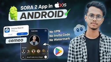 create Sora 2 Cemeo on Android App | Sora 2 without Watermark & Invite Code 