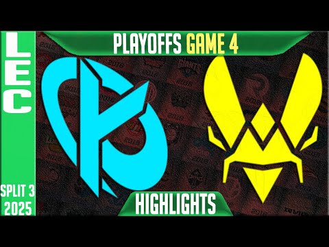 KC vs VIT Highlights Game 4 | LEC Playoffs Split 3 2025 | Karmine Corp vs Team Vitality