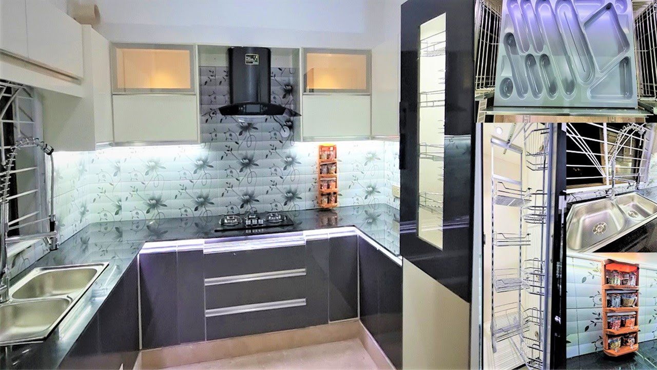 Small Kitchen Makeover on a Budget Non Modular Kitchen Organization