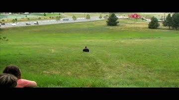 Ice Block Sledding WIPEOUT!