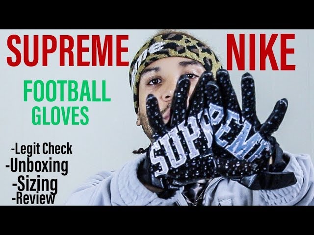 Supreme Nike Vapor Jet 4.0 Football Gloves FW 18 - Stadium Goods