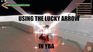Using the NEW Lucky Arrow code in YBA!