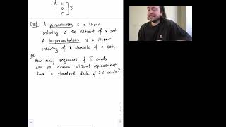 Permutations and Combinations
