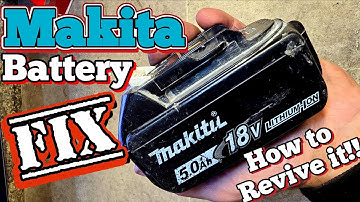 How to revive a dead Power Tool battery. 