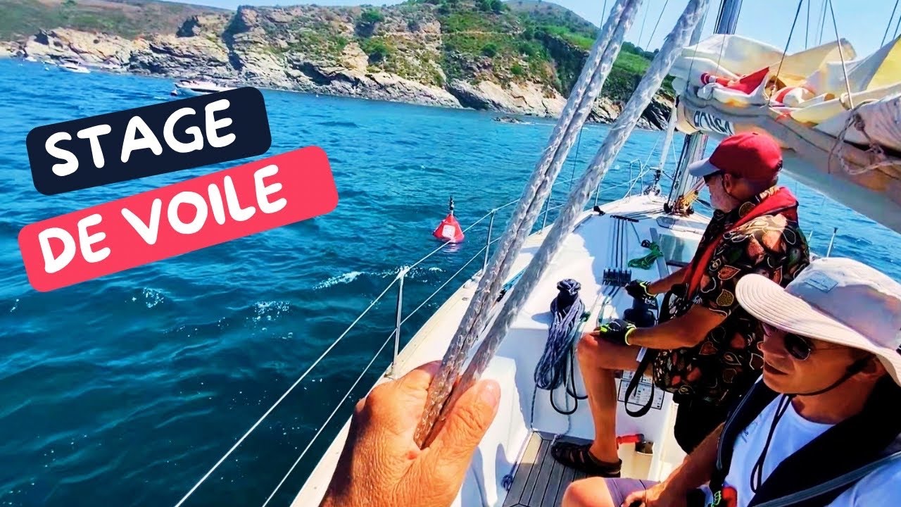 ⁣Stage de voile à ST Cyprien