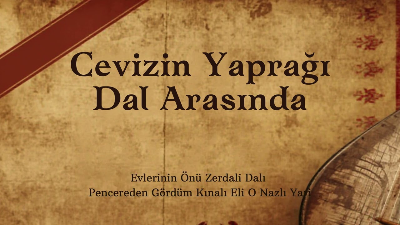 Anonim Türküler | Cevizin Yaprağı Dal Arasında