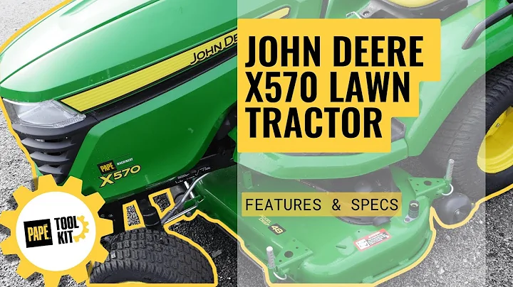 John Deere X570 Riding Lawn Tractor Overview