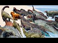 A maior manada de dinossauros herbvoros do mundo super migrao  the isle realismo  ptbr