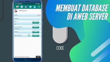Membuat Database Mysql (Local Database) Dengan Menggunakan Aweb Server