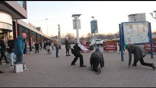 Mannequin Challenge In Public Gone Violent