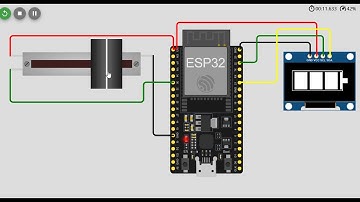 ESP32 OLED Battery Charging Status Bar Tutorial | Wokwi Simulation