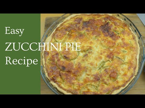 Easy Crustless Zucchini Quiche. 