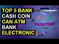 Top 5 Bank Cash Coin Can Atm Bank Electronic Coin Money Bank | Smart Bank Coin Machine Cash Atm Elec