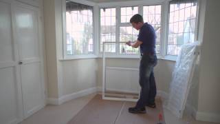 How To Install 3 Section Angled Bay Shutters