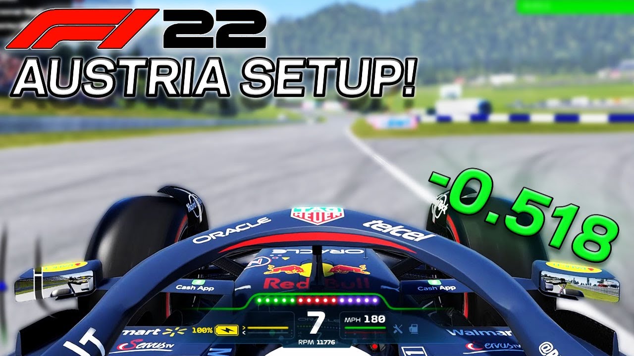 F1 22 Austria Wet Setup My Team, Online, Career Mode and more