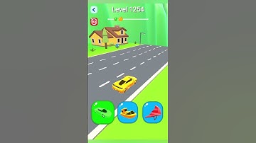 Shape shifting2 game level #1254  hyper casual game #shapeshifting  #gameplay #gaming #shortvideo...