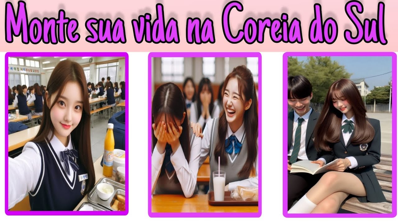 Monte sua vida na Coreia do Sul, versão estudante ❤️❤️✈️✈️✈️