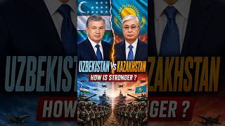Uzbekistan Vs Kazakhstan Military Comparison 2026 #military #shorts #shortvideo