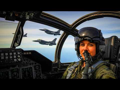 She Said Nothing All Flight — Until F 16 Pilots Heard Her Voice PHANTOM
