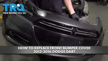 How to Replace Front Bumper Cover 2013-2016 Dodge Dart
