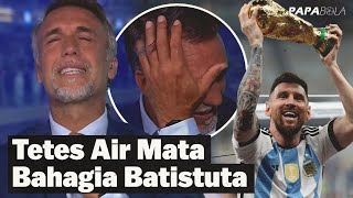 Ketika Batistuta Menangis setelah Argentina Akhirnya Kembali Juara Piala Dunia