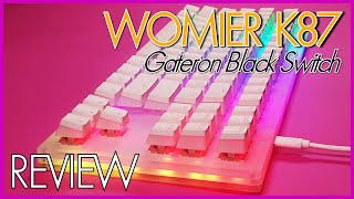 이것은 조명인가, 키보드인가? Womier K87 게이트론 흑축 리뷰