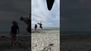 Forward kiting at the Imperial beach