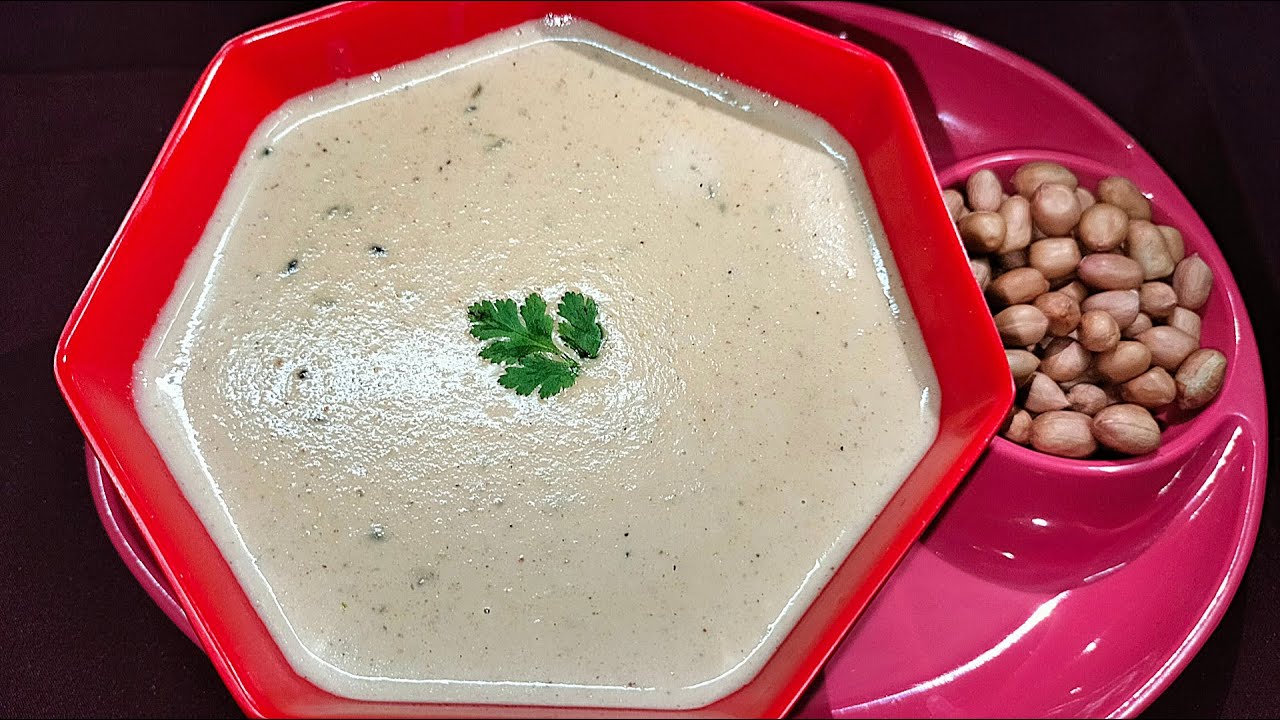 Maharashtrian peanut curry