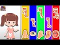 الحواس الخمس للاطفال باللغة العربية 