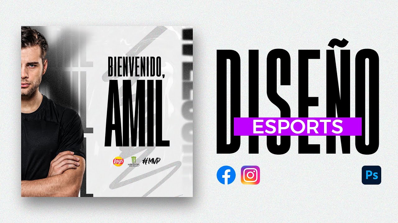 Cómo hacer un diseño para eSports | Photoshop Tutorial
