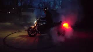 Yamaha Vmax 1700 cat delete burnout