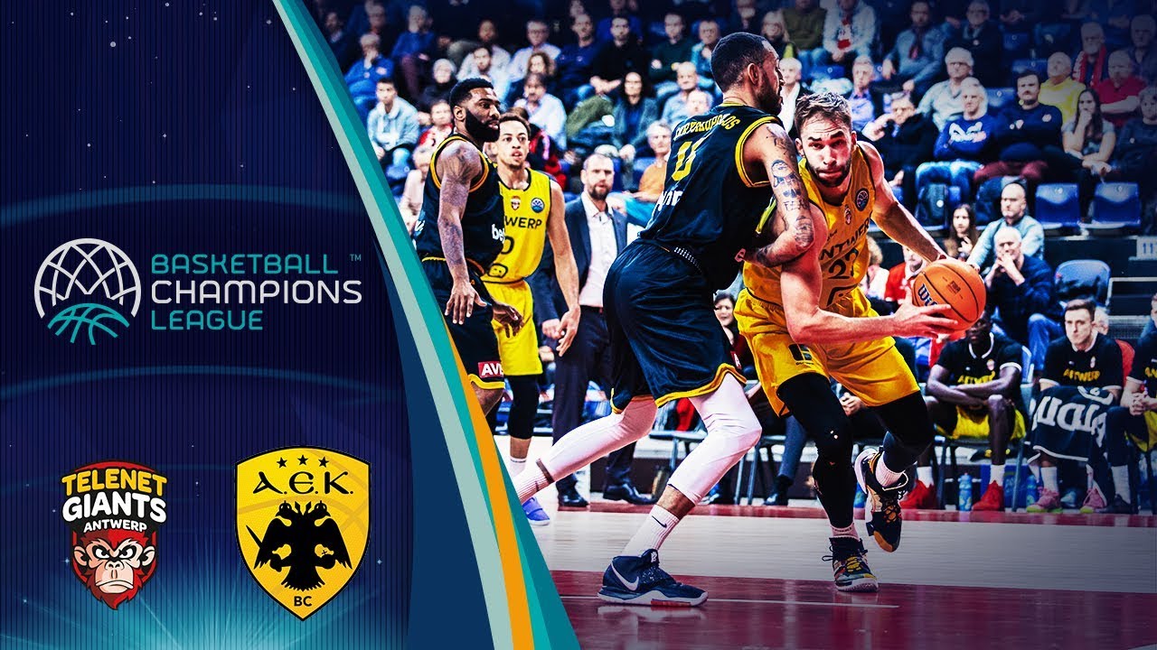 Telenet Giants Antwerp v AEK - Full Game - Basketball Champions League 2019-20