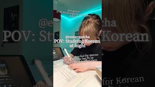 ★POV: Studying Korean~[VLOG] #embermatcha #life #vlog #korean