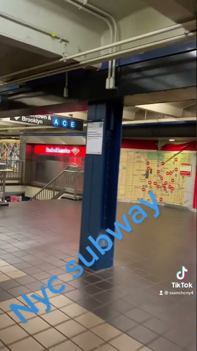 New York underground walking #newyork #2022 #ny #mta #nyc #fyp #manhattan