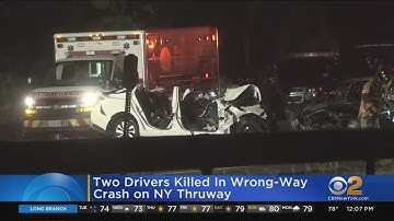 2 drivers killed in wrong-way crash on New York State Thruway