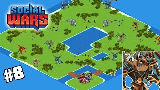 Destroying ROBOTS Army! | Social Wars Gameplay 2024 | #8