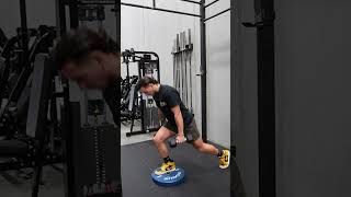 Dumbbell drop lunge