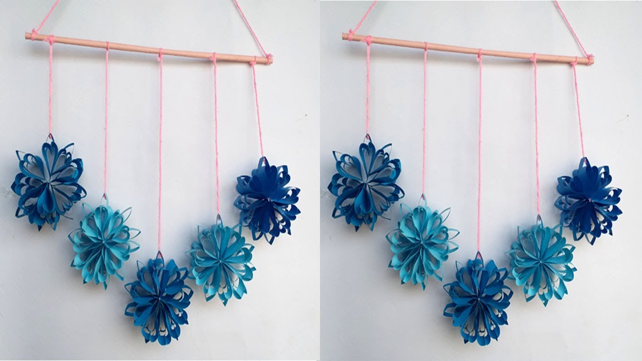 How to Make very easy Wall Hanging / Wall Hanging for Room Decoration// - YouTube