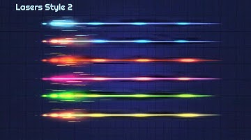 2D Laser Beams VFX Preview | GameAssets Dev