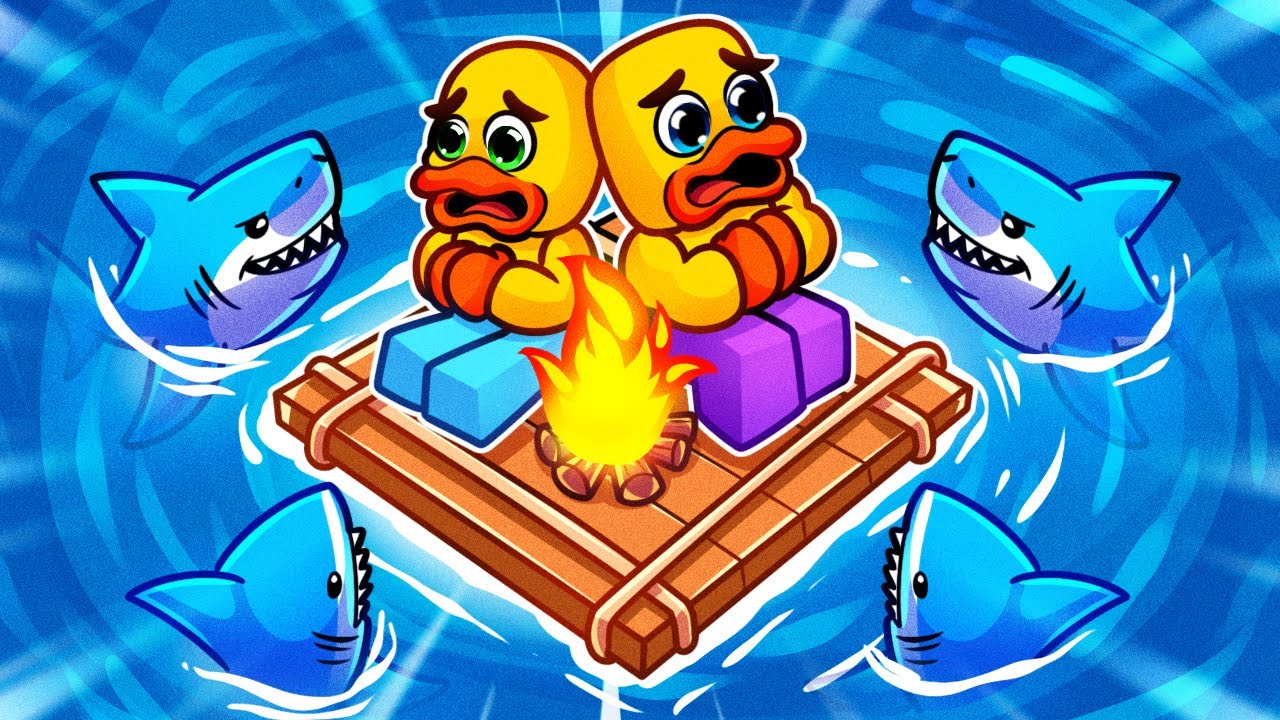 روبلوكس 99 ليلة في البحر ! Survive on a raft