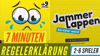 JAMMERLAPPEN - Regeln - Aufbau - Anleitung - Regelerklärung - Kartenspiel