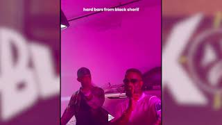 Black Sherif  and Sarkodie jams to 1st sermon freestyle at a video shoot