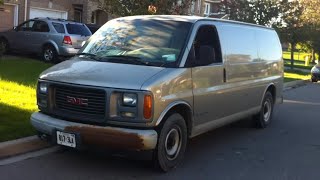 2002 GMC Savana 2500 Cargo Van Startup Engine & In Depth Tour