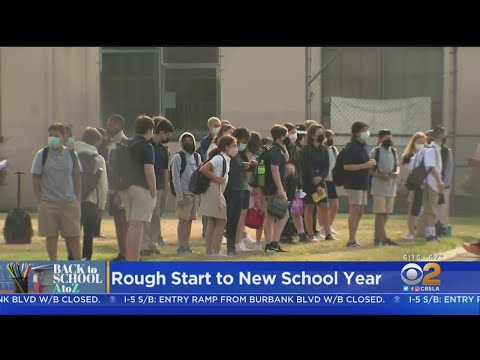 LAUSD Schools Have Rough Start To School Year