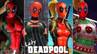 Evolution of Lady Deadpool in games