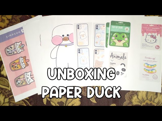 PART 2 TUTORIAM PAPER DUCK #paperduck #duckpaper #paperdolls
